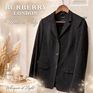 Burberry London Women’s Made in Italy Wool Blend Blazer IT 42/US Size 6-8